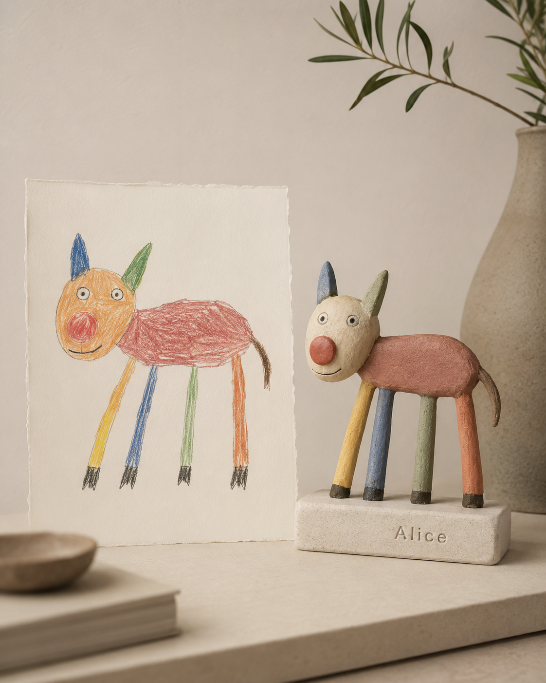 giocomio - Children's drawings to 3D sculptures